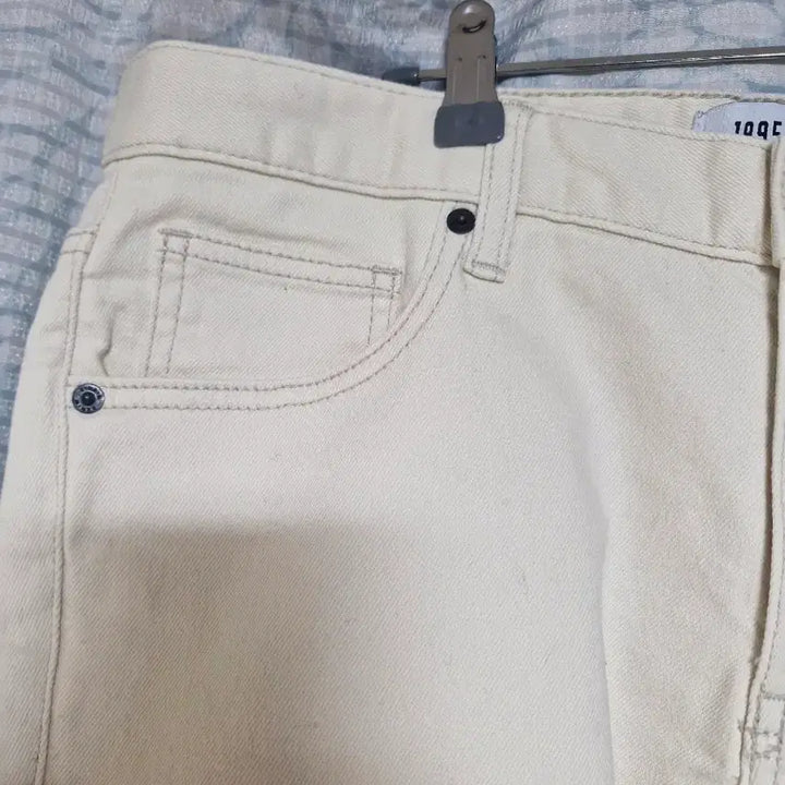 [BUNJANG] Beige Stretch Cotton Pants / 베이지 스판 면바지