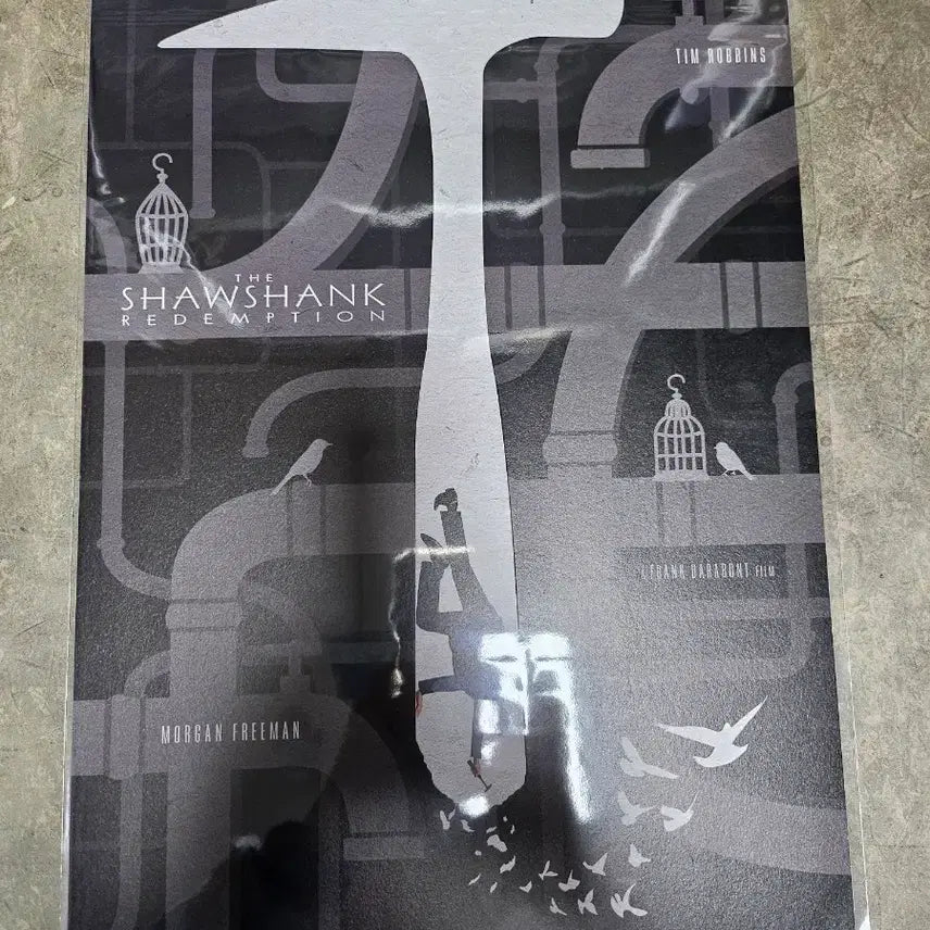 [BUNJANG] Shawshank Redemption Minimal Art Poster / 쇼생크탈출 미니멀 아트포스터