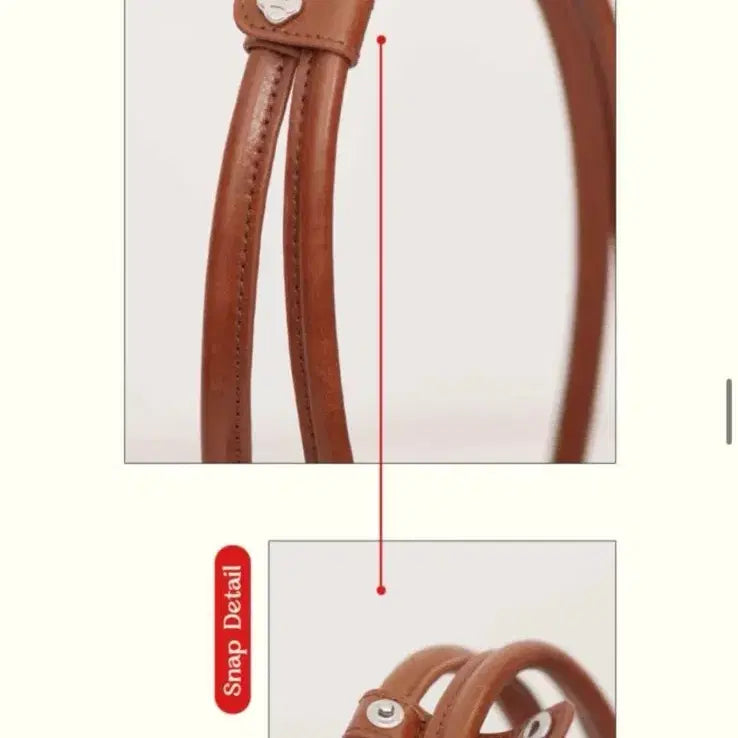 [BUNJANG] Heary Baguette Bag Brown / 히어리 바게트백 브라운