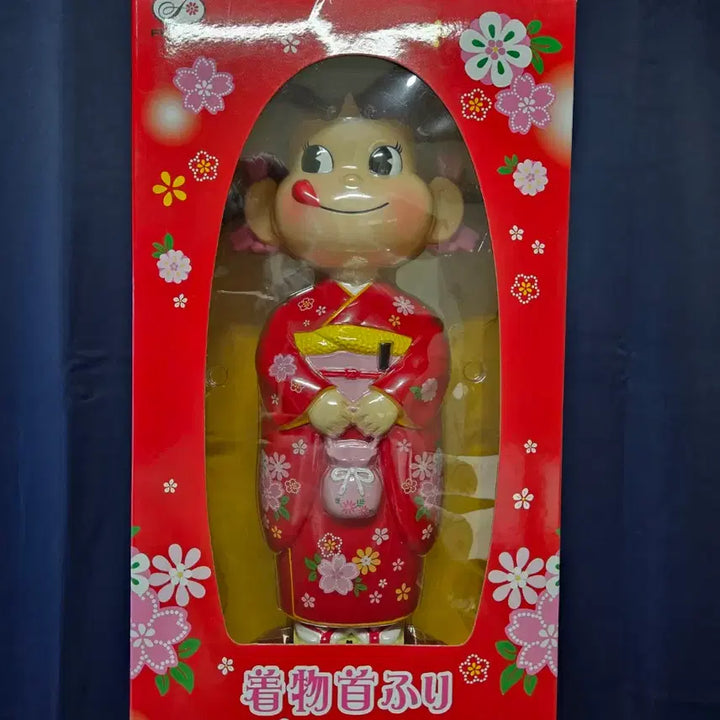 [BUNJANG] Fujiya Peko-chan Vintage Kimono Bubblehead Figure (Sealed) / [새상품][레어템] 후지야 페코짱 peko 빈티지 기모노 버블헤드 피규어