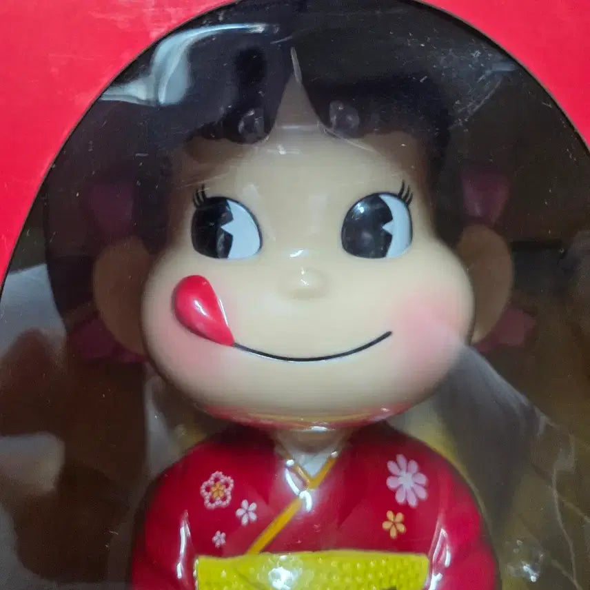 [BUNJANG] Fujiya Peko-chan Vintage Kimono Bubblehead Figure (Sealed) / [새상품][레어템] 후지야 페코짱 peko 빈티지 기모노 버블헤드 피규어