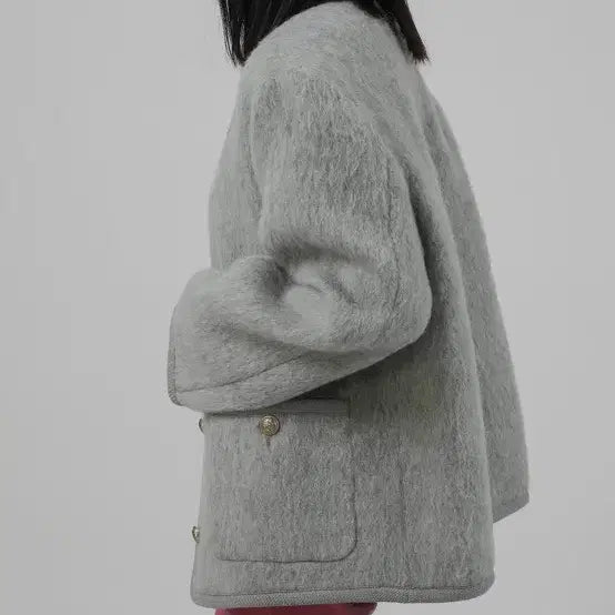 [BUNJANG] 11am Mohair Wool Jacket Coat / 11am 제작 모헤어 울자켓 코트 셀린