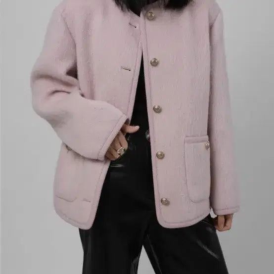 [BUNJANG] 11am Mohair Wool Jacket Coat / 11am 제작 모헤어 울자켓 코트 셀린
