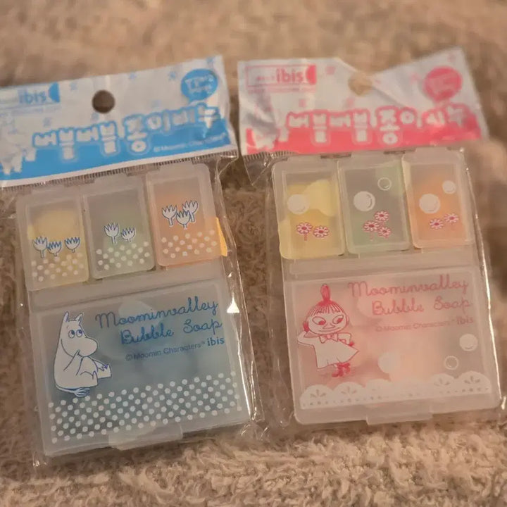 [BUNJANG] Moomin Valley Bubble Bubble Paper Soap Bundle Set / 고전문구 무민밸리 케이스 버블버블 종이비누 일괄