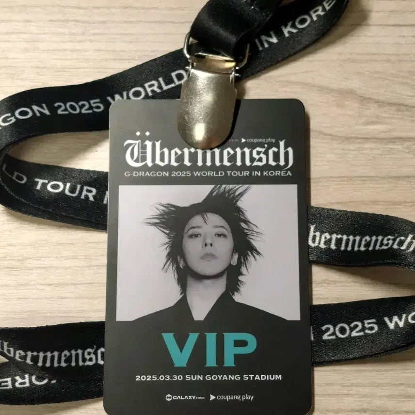 [BUNJANG] G-Dragon VIP Concert Necklace / 지드래곤 고양 콘서트 막콘 vip 목걸이