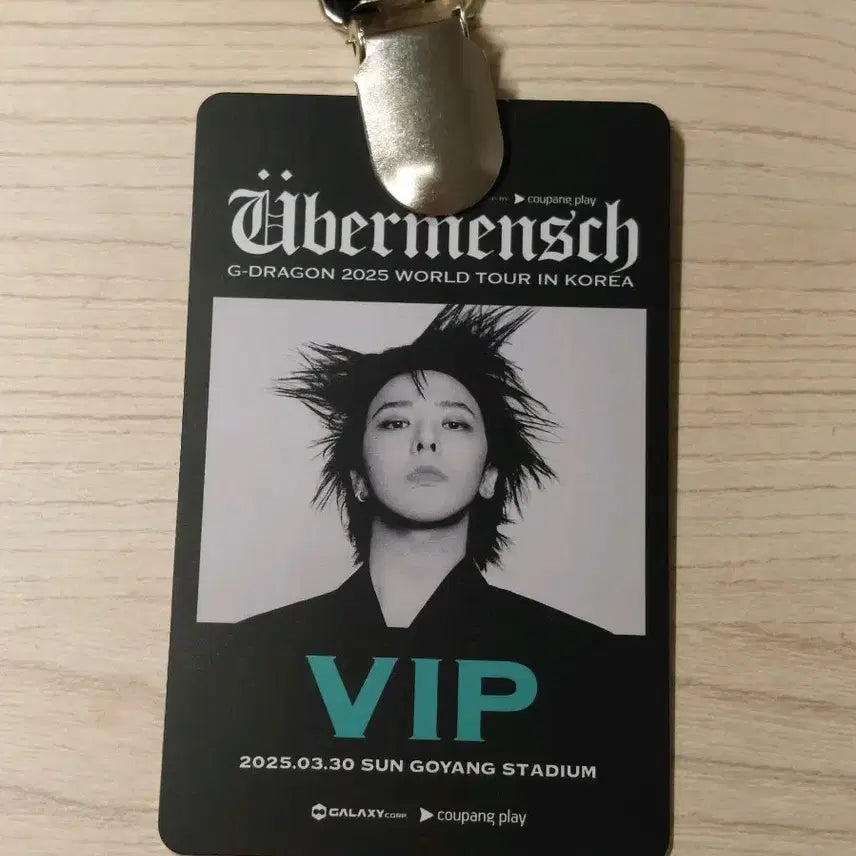[BUNJANG] G-Dragon VIP Concert Necklace / 지드래곤 고양 콘서트 막콘 vip 목걸이