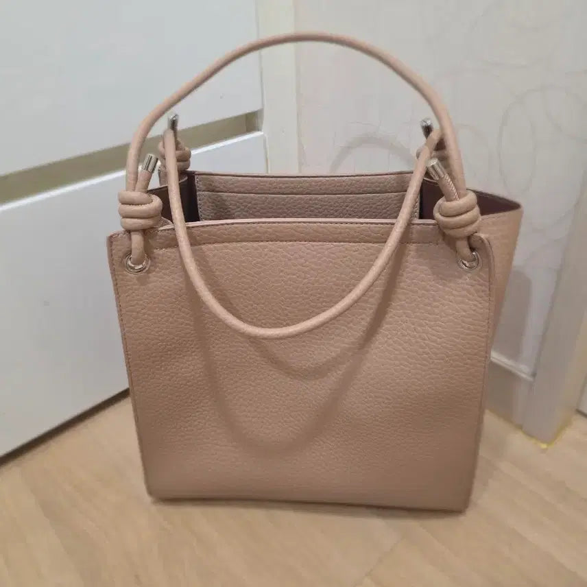 [BUNJANG] Naning9 Cream Beige Shoulder Bag Set / 난닝구 숄더백 새상품