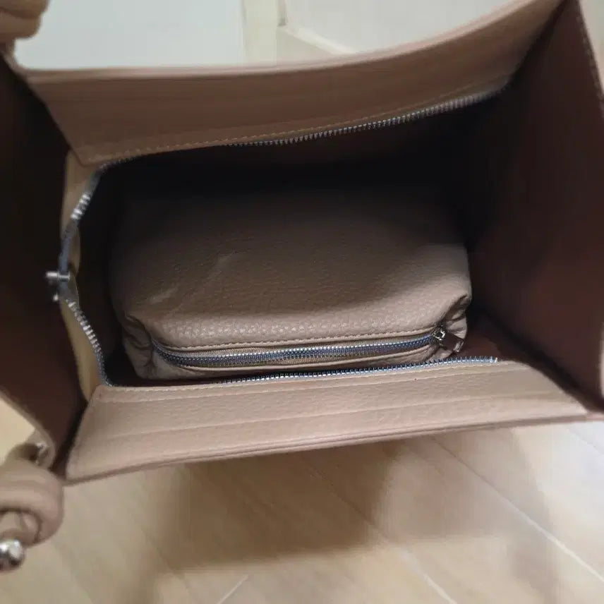 [BUNJANG] Naning9 Cream Beige Shoulder Bag Set / 난닝구 숄더백 새상품