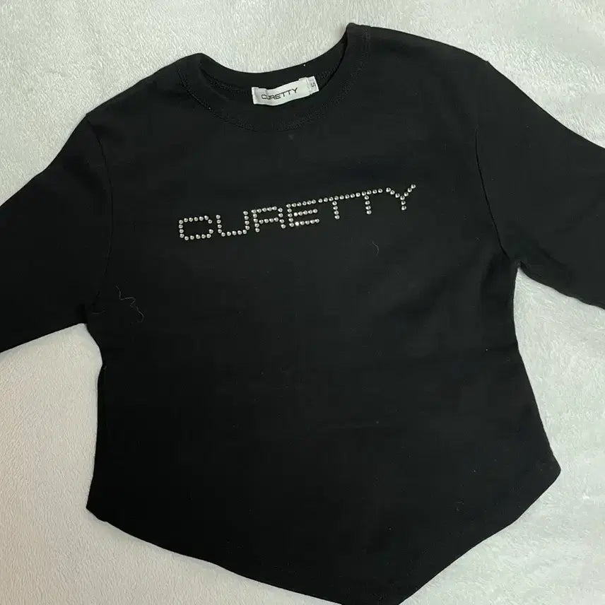 [BUNJANG] QUTY Black Long Sleeve Top / 큐리티 블랙 롱 슬리브 S