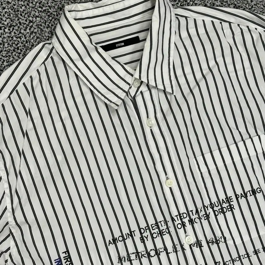 [BUNJANG] System Homme Printing Oversized Shirt / 105) 시스템옴므 프린팅 오버핏 셔츠 긴팔