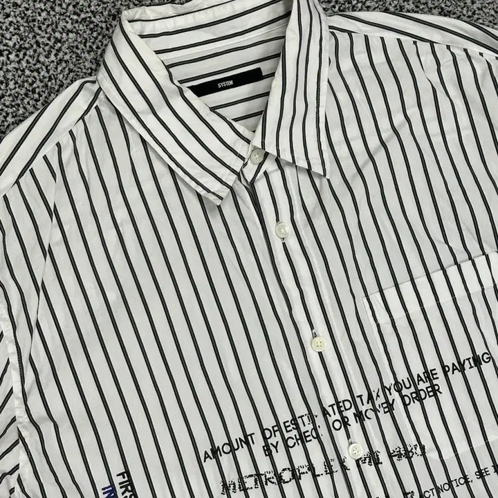 [BUNJANG] System Homme Printing Oversized Shirt / 105) 시스템옴므 프린팅 오버핏 셔츠 긴팔