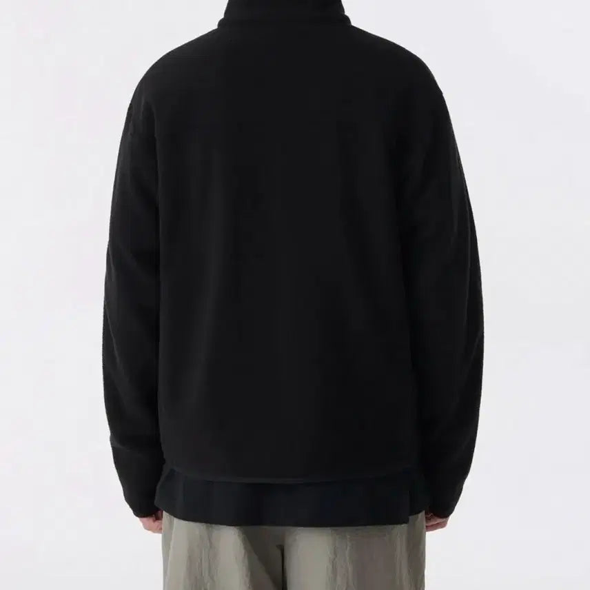 [BUNJANG] Musinsa Standard Polar Fleece High Neck Jacket Black M / 무신사스탠다드 폴라 플리스 하이넥 재킷 블랙 M