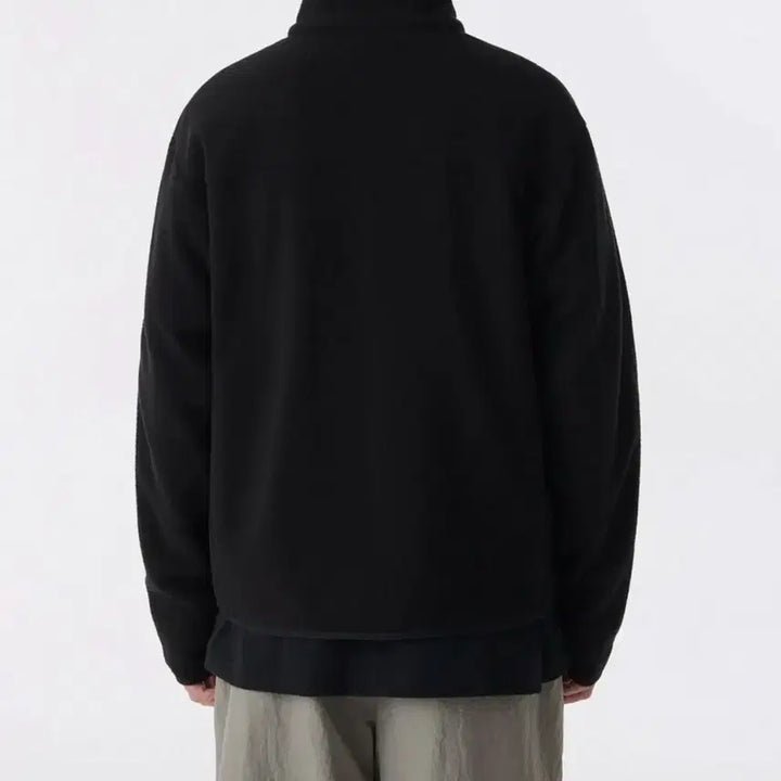 [BUNJANG] Musinsa Standard Polar Fleece High Neck Jacket Black M / 무신사스탠다드 폴라 플리스 하이넥 재킷 블랙 M