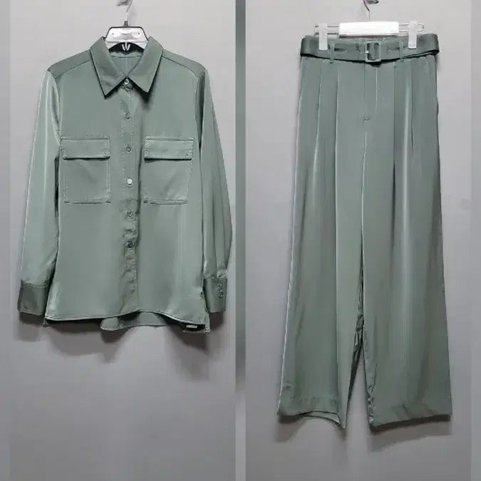 [BUNJANG] Laurel Satin Setup / 라우렐 샤틴 셋업