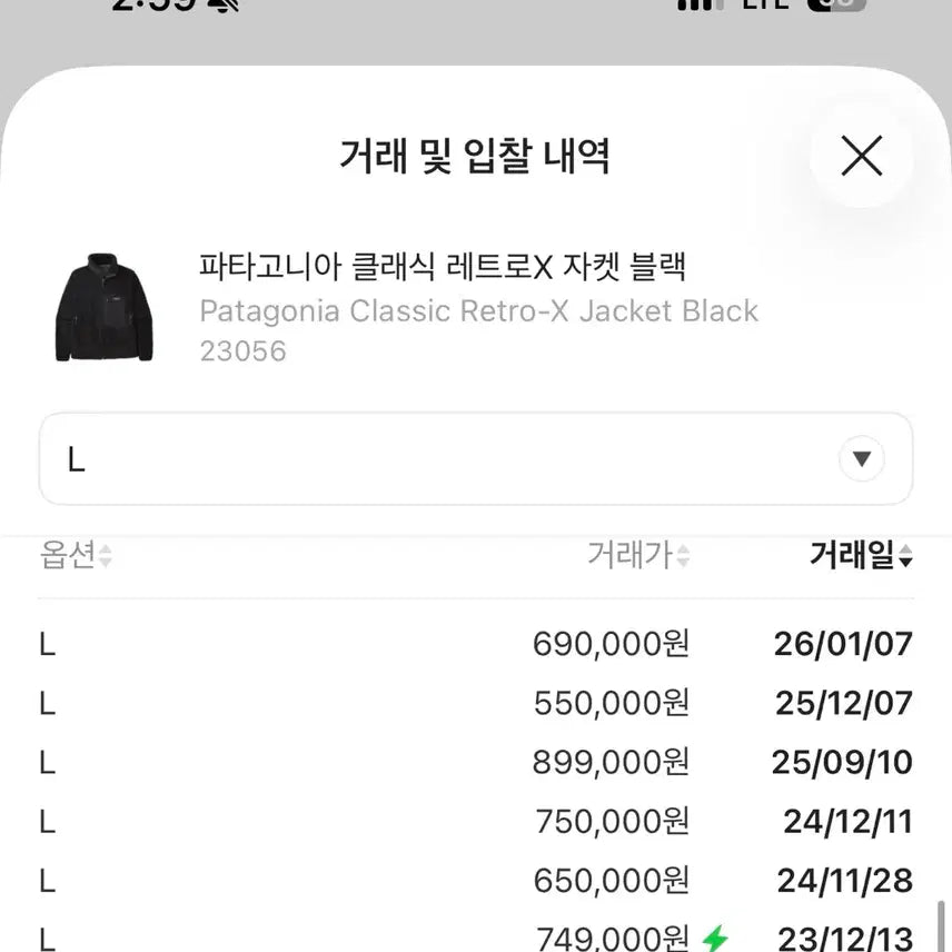 [BUNJANG] Patagonia Classic Retro Fleece Jacket (Black) - Size L / 파타고니아 클래식 레트로 블랙 후리스L
