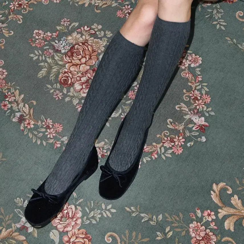 [BUNJANG] Mark Mohk Simon Romantic Demure Ribbon Flat Shoes / 마크모크 Simon 사이먼 로맨틱 드뮤어 리본 플랫 블랙