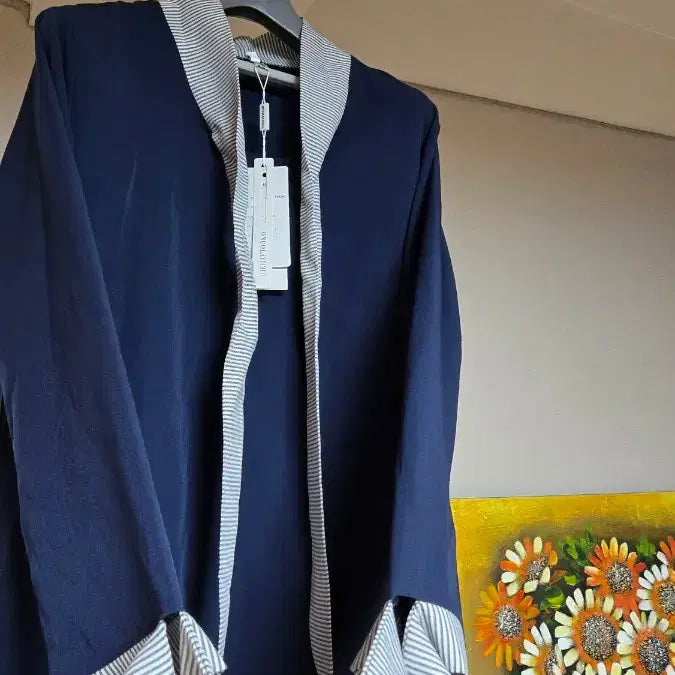 [BUNJANG] Navy Ribbon Detail Dress - New / 리본 원피스 네이비/새상품