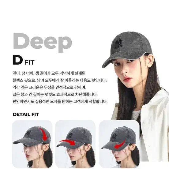 [SOLD OUT] MLB 뉴욕 양키스 데미지 워싱 볼캡 블랙