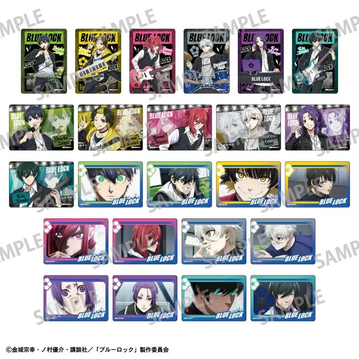 [BUNJANG] Blue Lock Picharm Trading Clear Card - Single / [랜덤]블루록 Picharm 트레이딩 클리어 카드 록 밴드 Ver -단품