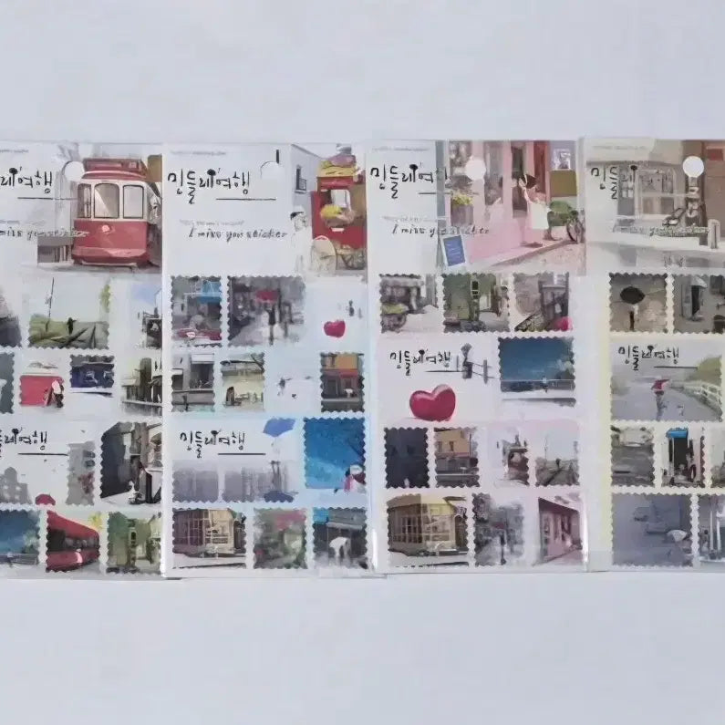 [BUNJANG] Vintage Dandelion Travel Stickers / 고전 레트로 민들레 여행 스티커