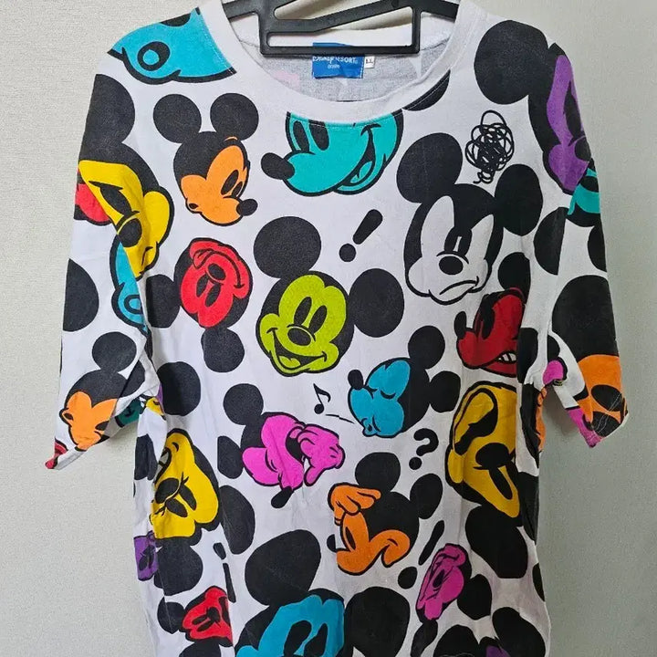 [BUNJANG] Disney Mickey Mouse Short Sleeve T-shirt LL / 디즈니 미키마우스 반팔 티셔츠 LL