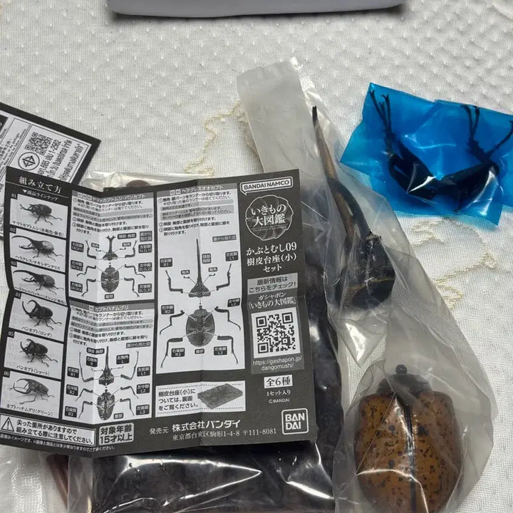[BUNJANG] Bandai Beetle 9th Edition Display Set / 반다이 생물대도감 장수풍뎅이 9탄 6종 디스플레이 세트