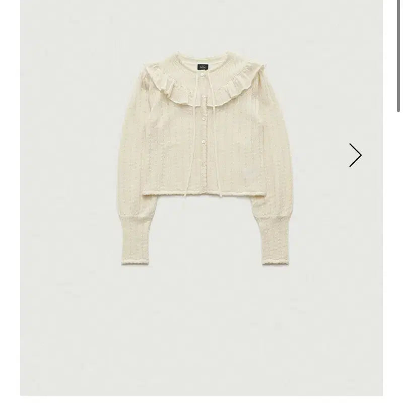 [BUNJANG] The Barnet Finni Pointelle Knit Cardigan / 더바넷 핀니 포인테일 니트 가디건 Finni Pointelle Knit