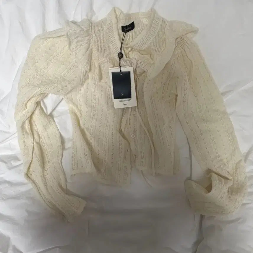 [BUNJANG] The Barnet Finni Pointelle Knit Cardigan / 더바넷 핀니 포인테일 니트 가디건 Finni Pointelle Knit