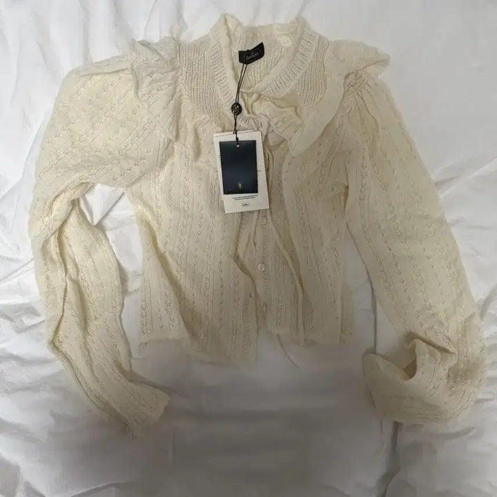 [BUNJANG] The Barnet Finni Pointelle Knit Cardigan / 더바넷 핀니 포인테일 니트 가디건 Finni Pointelle Knit