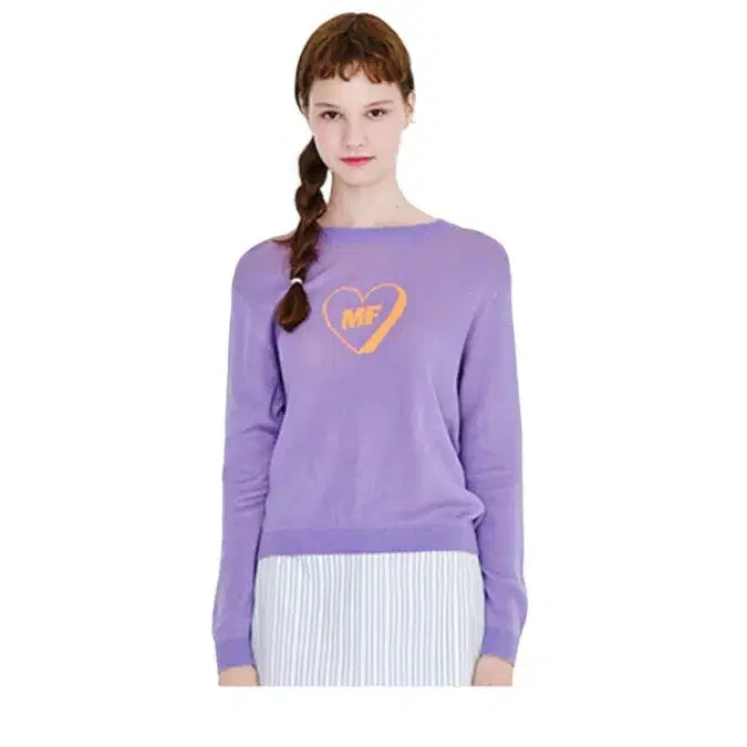 [BUNJANG] MARGARIN FINGERS Heart Knit Sweater / MARGARIN FINGERS Heart Knit Sweater