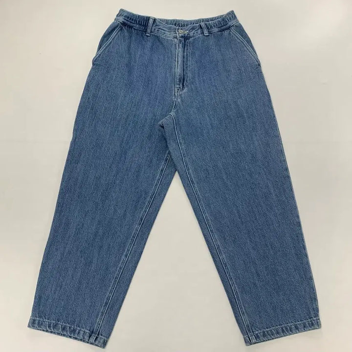 [BUNJANG] Customellow Bending Semi-Wide Denim Pants / 커스텀멜로우 밴딩 세미와이드 데님팬츠 (30)