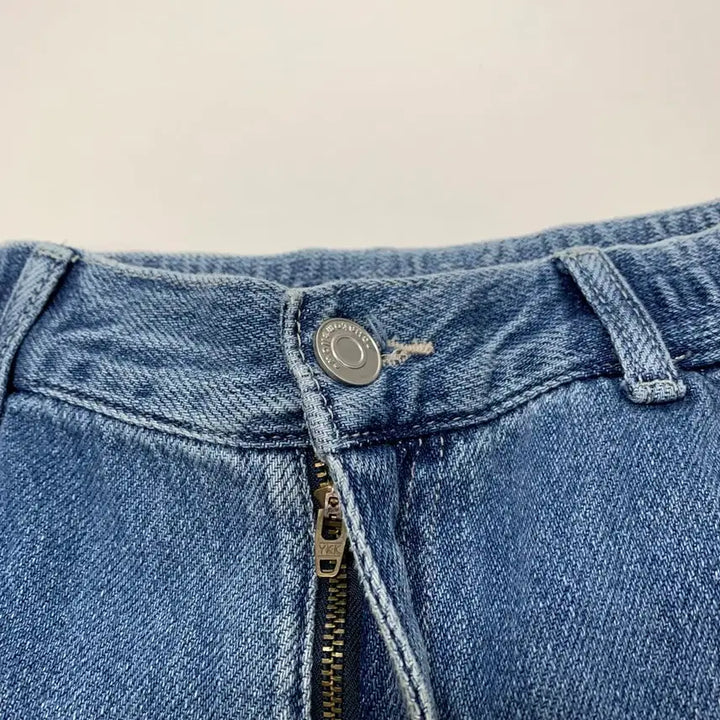 [BUNJANG] Customellow Bending Semi-Wide Denim Pants / 커스텀멜로우 밴딩 세미와이드 데님팬츠 (30)