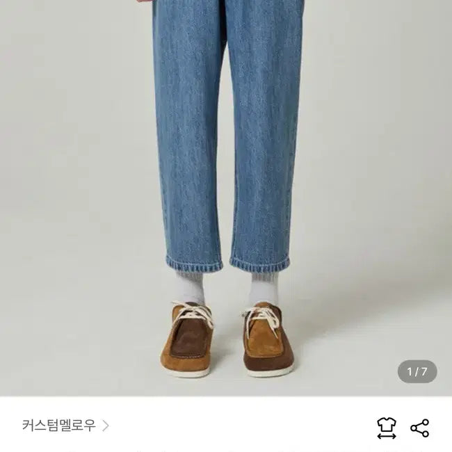 [BUNJANG] Customellow Bending Semi-Wide Denim Pants / 커스텀멜로우 밴딩 세미와이드 데님팬츠 (30)