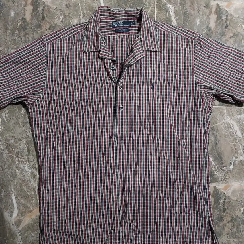 [BUNJANG] Polo Ralph Lauren Checkered Shirt 105 / ㄹ1 폴로 랄프로랜 희귀셔츠 105