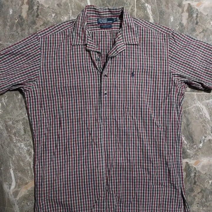 [BUNJANG] Polo Ralph Lauren Checkered Shirt 105 / ㄹ1 폴로 랄프로랜 희귀셔츠 105