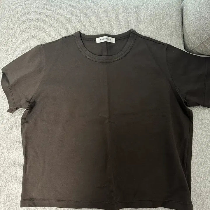 [BUNJANG] Nothing Written Brown Short Sleeve T-shirt / 낫띵리튼 브라운 반팔
