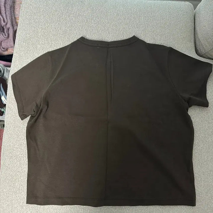 [BUNJANG] Nothing Written Brown Short Sleeve T-shirt / 낫띵리튼 브라운 반팔