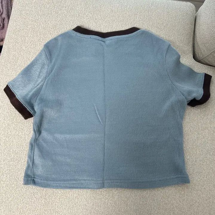 [BUNJANG] Moon Sun Sky Blue T-Shirt / 문선 반팔 티셔츠