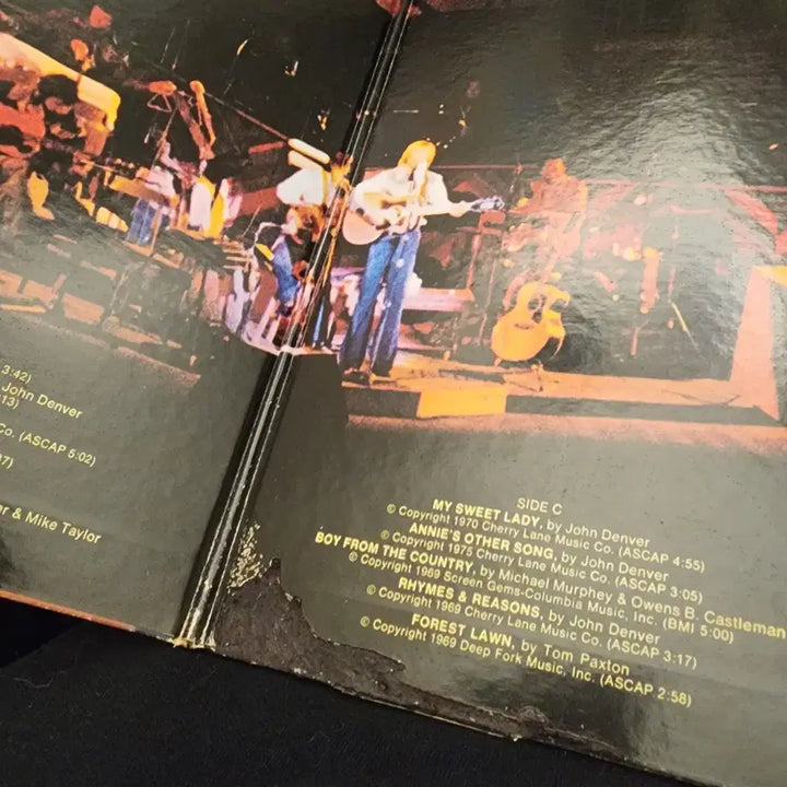 [BUNJANG] John Denver An Evening With 2LP Vinyl / 라이브 존 덴버 John Denver An Evening With 2LP