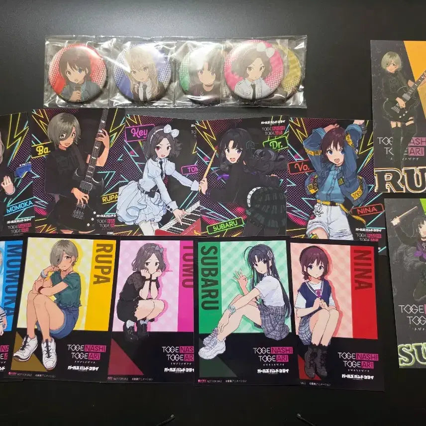 [BUNJANG] Girls Band Cry Can Badge (Paper) / 걸즈 밴드 크라이 캔뱃지 (지류)