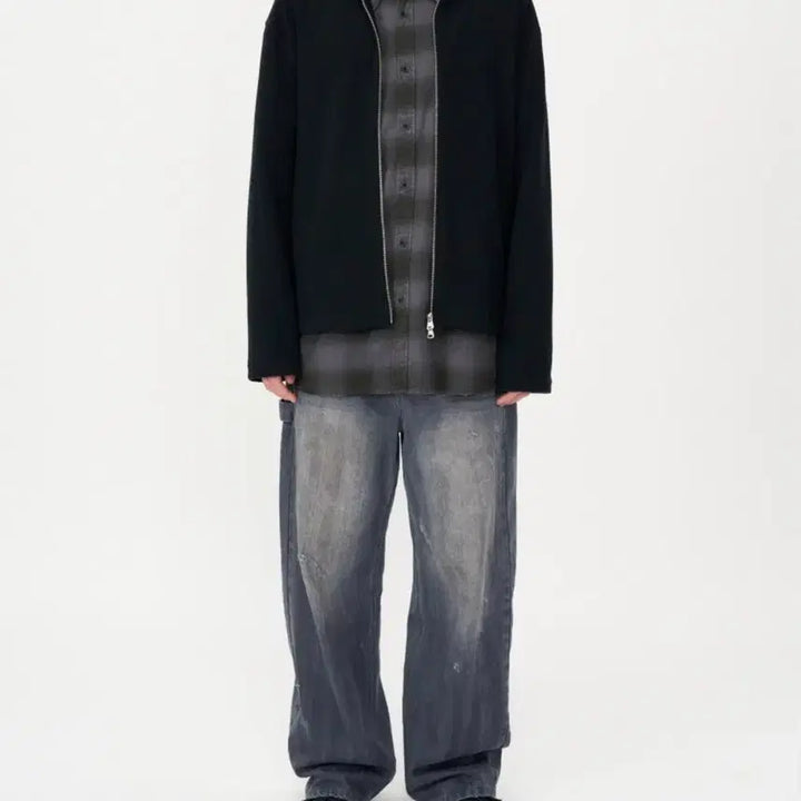 [SOLD OUT] 인사일런스 데미지 워시드 데님 팬츠 GREY L사이즈