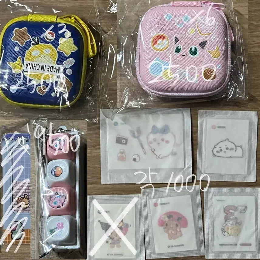 [BUNJANG] Olive Young Sanrio Collection Set / 올리브영 태닝 산리오 수면안대 인형키링 토트백 큐티런 헬로키티