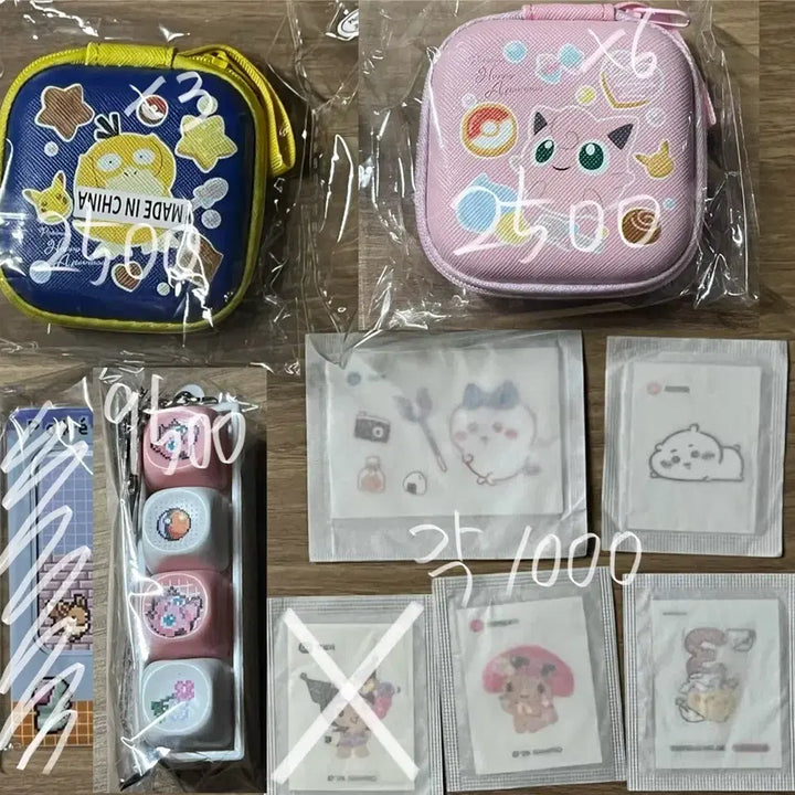 [BUNJANG] Olive Young Sanrio Collection Set / 올리브영 태닝 산리오 수면안대 인형키링 토트백 큐티런 헬로키티