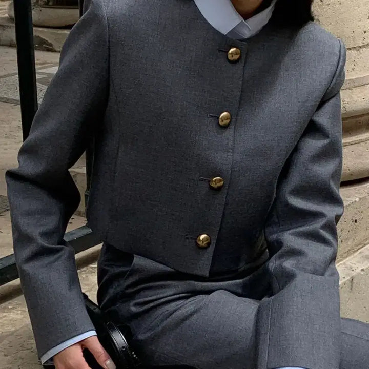 [BUNJANG] BRON B Single Crop Jacket / 브론 24FW B SINGLE CROP JACKET