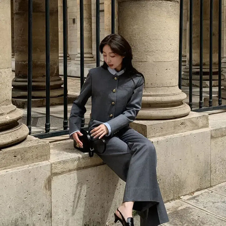 [BUNJANG] BRON B Single Crop Jacket / 브론 24FW B SINGLE CROP JACKET