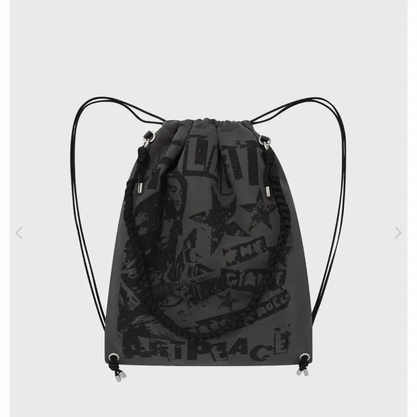 [BUNJANG] FALLETT Rope Gym Sack Charcoal / FALLETT 팔렛 락 밴드 로프 짐색 가방 차콜