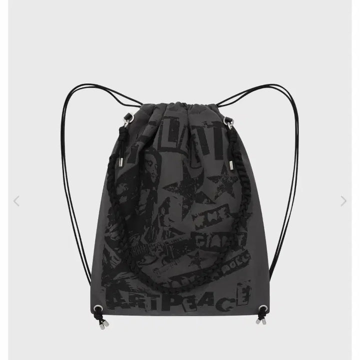 [BUNJANG] FALLETT Rope Gym Sack Charcoal / FALLETT 팔렛 락 밴드 로프 짐색 가방 차콜