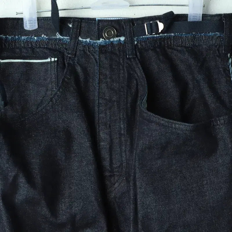 [BUNJANG] Whitebox Gallery Sarouel Baggy Jeans / (M-L) 화이트박스갤러리 청바지 데님 사루엘 배기진 부클-24A7