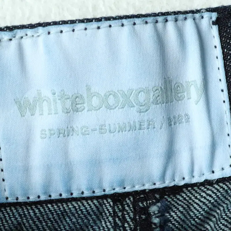 [BUNJANG] Whitebox Gallery Sarouel Baggy Jeans / (M-L) 화이트박스갤러리 청바지 데님 사루엘 배기진 부클-24A7