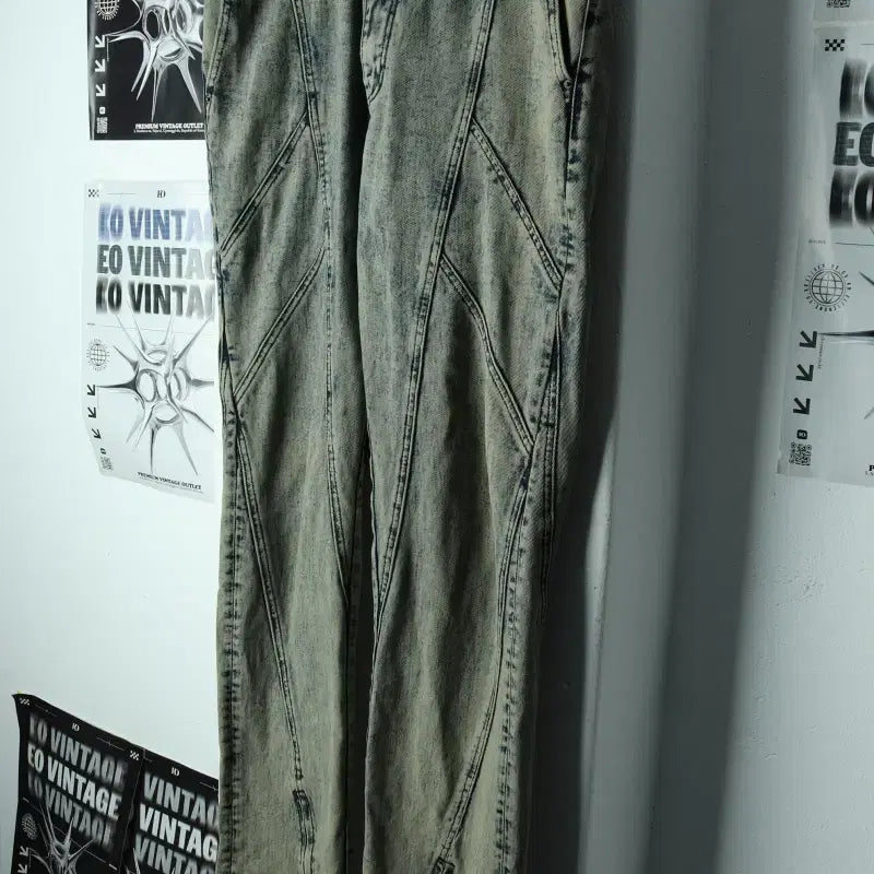 [BUNJANG] Maison Mine Denim Jeans (XL) / (XL) 메종미네드 청바지 데님 돌청 워싱 스트릿-24AB